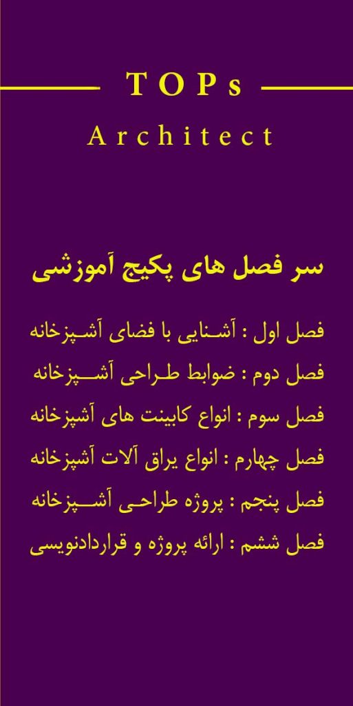 پکیج آموزش طراحی آشپزخانه